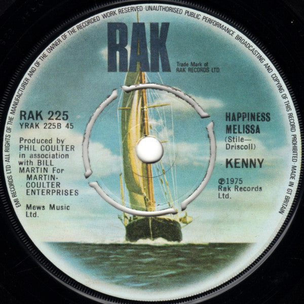 Kenny - Nice To Have You Home Vinyl Singles Vinyl Very Good (VG) <br> Hoes Good Plus (G+)