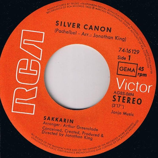 Sakkarin - Silver Canon