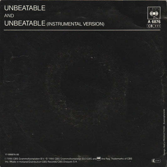 Affair - Unbeatable Vinyl Singles Vinyl Zeer Goed / Hoesje Goed "VINYLSINGLES.NL"