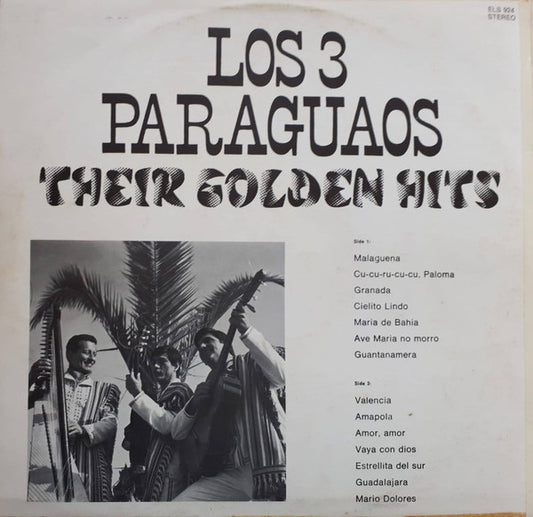 Los 3 Paraguaos - Their Golden Hits (LP)