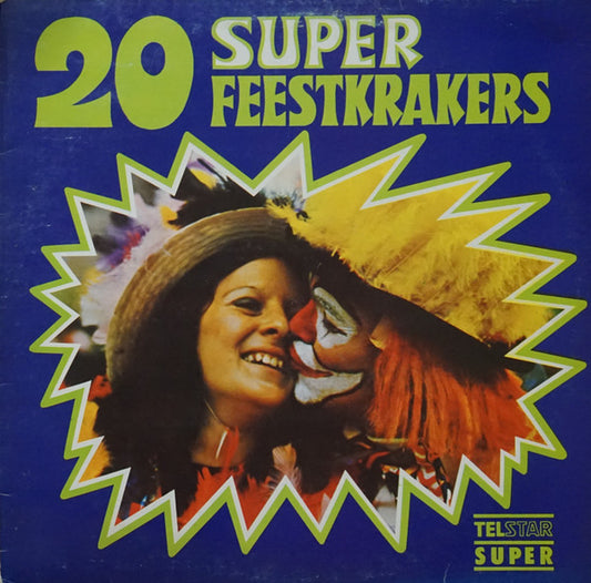 Various - 20 Super Feestkrakers 1 (LP) Vinyl LP Vinyl Zeer Goed / Hoesje Goed "VINYLSINGLES.NL"