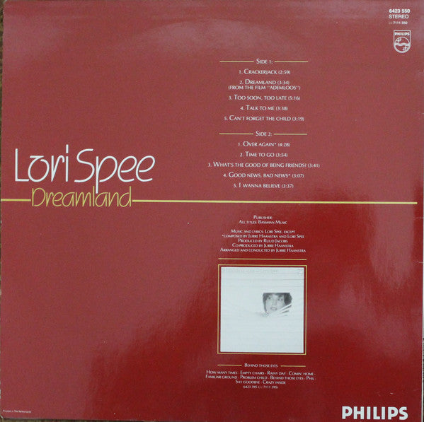 Lori Spee - Dreamland (LP)