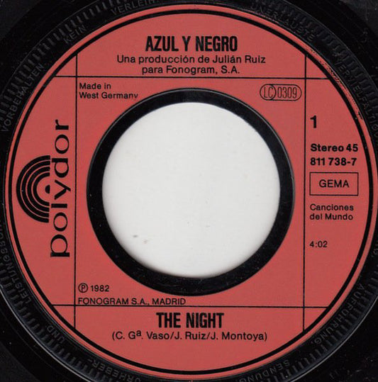 Azul Y Negro - The Night