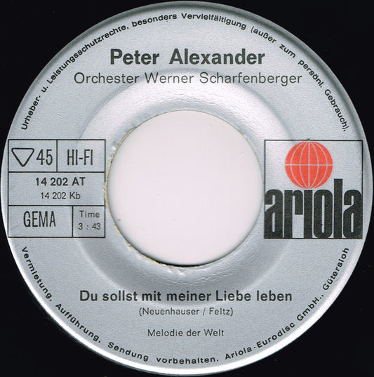 Peter Alexander - Liebesleid
