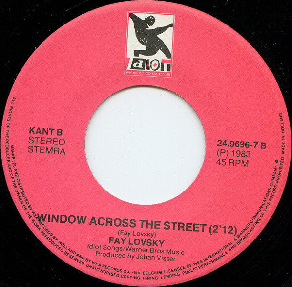 Fay Lovsky - Ramon Vinyl Singles Vinyl Very Good (VG) <br> Hoes Generic