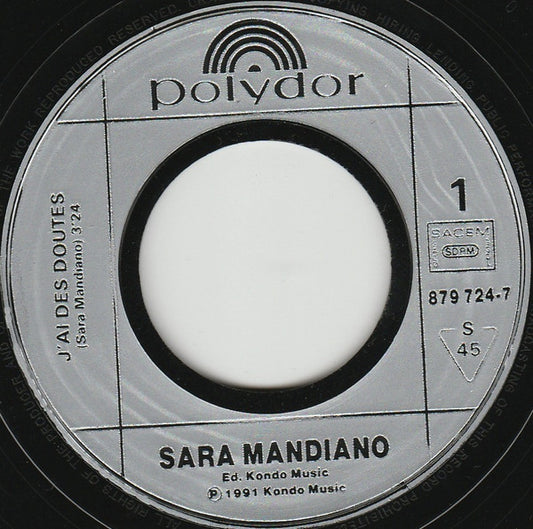 Sara Mandiano - J'ai Des Doutes