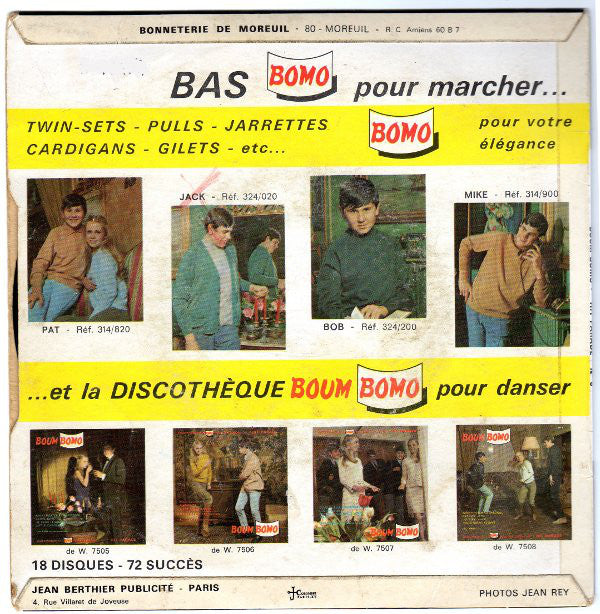 Luis Peña Et Son Orchestre - Boum Bomo - N° Vinyl Singles EP Vinyl Very Good (VG) <br> Hoes Good Plus (G+)