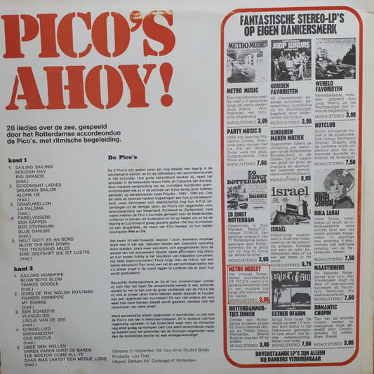 Pico's - Pico's Ahoy! (LP)