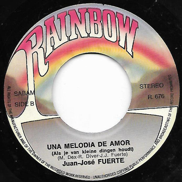 José Fuerte - El Mundo Y Su Sociedad Vinyl Singles Vinyl Very Good (VG) <br> Hoes Good Plus (G+)