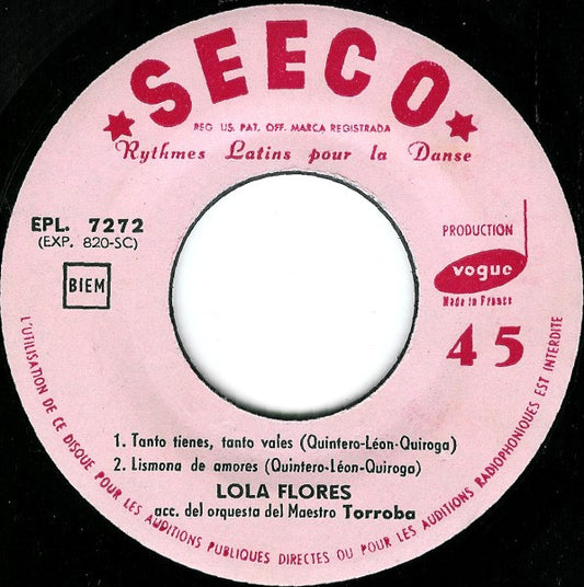 Lola Flores - Tanto Tienes, Tanto Vales