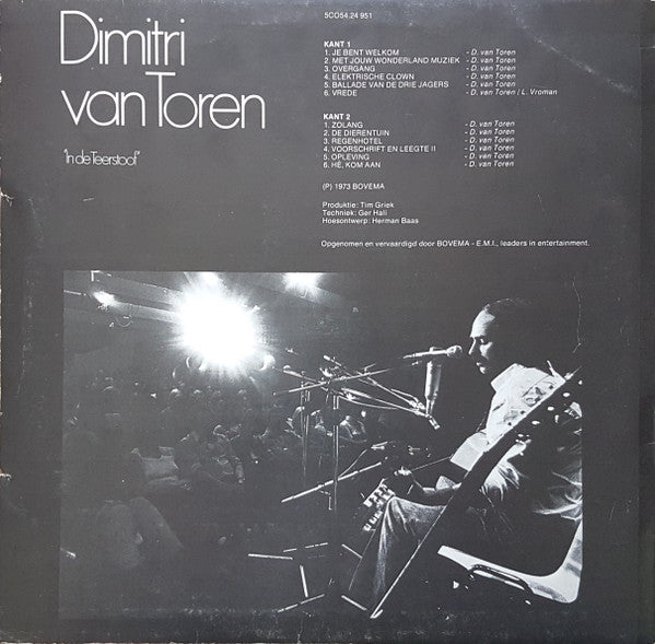 Dimitri Van Toren - In De Teerstoof (LP) Vinyl LP Vinyl Very Good (VG) <br> Hoes Good Plus (G+)