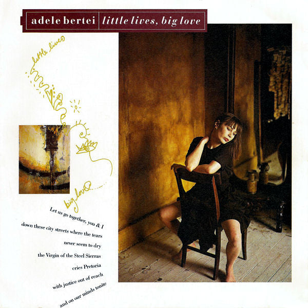 Adele Bertei - Little Lives, Big Love Vinyl Singles