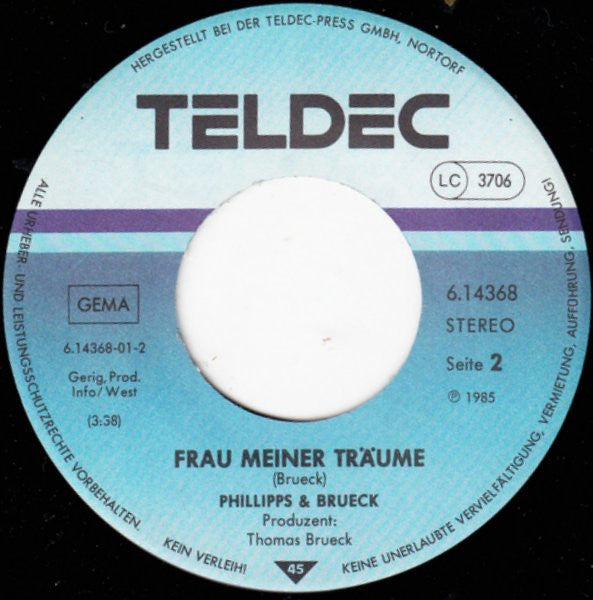 Phillipps & Brueck - Heimweh Vinyl Singles