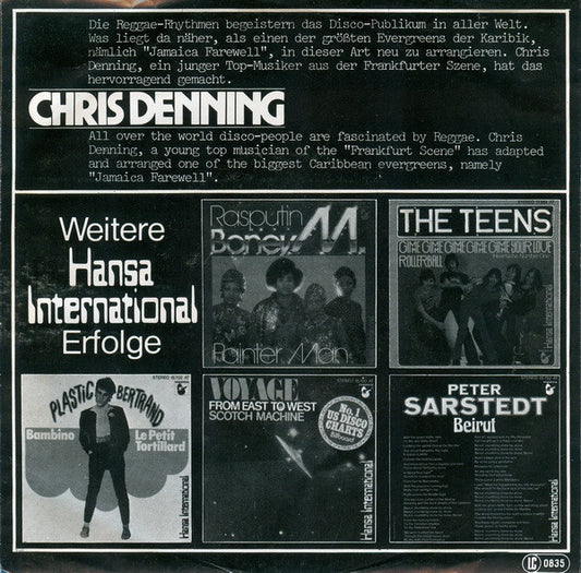 Chris Denning - Jamaica Farewell 07924