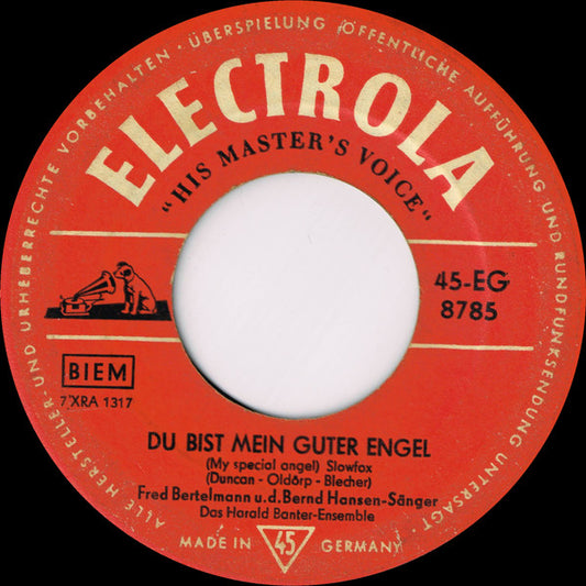 Fred Bertelmann - Ich Bin Ja Nur Ein Troubadour Vinyl Singles Vinyl Zeer Goed / Hoesje Generic "VINYLSINGLES.NL"