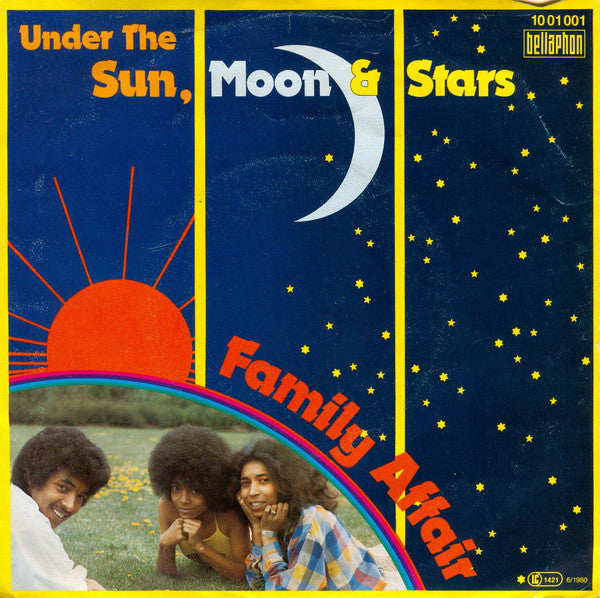 Family Affair - Under The Sun, Moon & Stars Vinyl Singles Vinyl Very Good (VG) <br> Hoes Good Plus (G+)