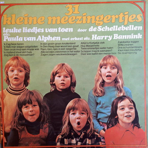 Schellebellen - 31 Kleine Meezingertjes (LP) Vinyl LP
