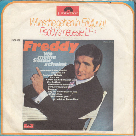 Freddy - Michael Und Robert Vinyl Singles Vinyl Very Good (VG) <br> Hoes Good Plus (G+)