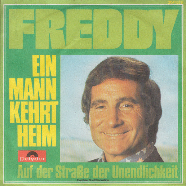 Freddy - Ein Mann Kehrt Heim Vinyl Singles Vinyl Very Good (VG) <br> Hoes Good Plus (G+)