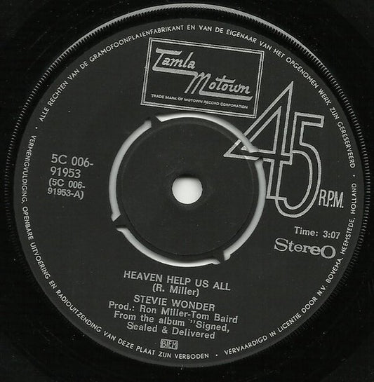 Stevie Wonder - Heaven Help Us All