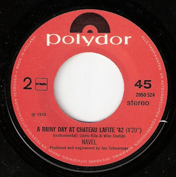 Navel - Only For You Vinyl Singles Vinyl Very Good (VG) <br> Hoes Good Plus (G+)