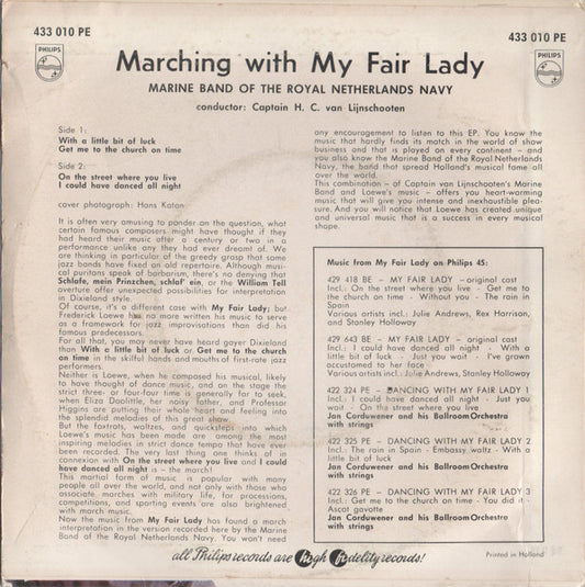 Marinierskapel der Koninklijke Marine - Marching With My Fair Lady