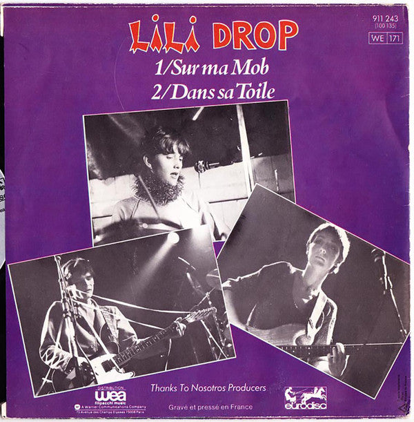Lili Drop - Sur Mob Vinyl Singles Vinyl Very Good (VG) <br> Hoes Good Plus (G+)