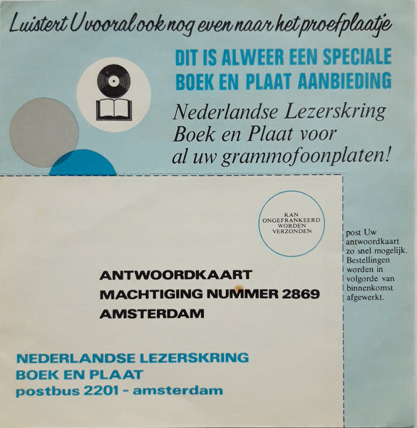 Various - Hollandse Artiesten Parade (Flexi-disc) 32630 34850 34908 Flexidisc VINYLSINGLES.NL