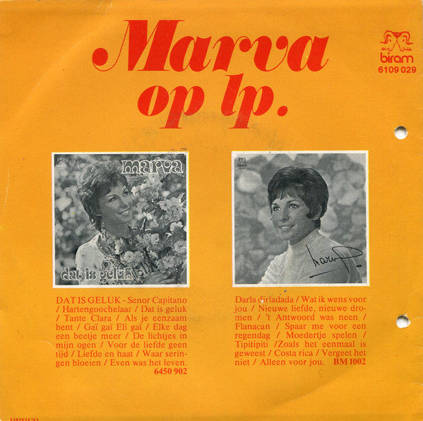 Marva - In Je Armen 27939 Vinyl Singles Vinyl (VG) <br> Hoes (G+)