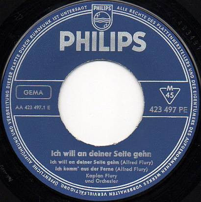 Kaplan Alfred Flury - Ich Will An Deiner Seite Gehn