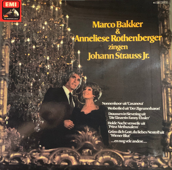 Marco Bakker & Anneliese Rothenberger Zingen Johann Strauss Jr. (LP) Vinyl LP