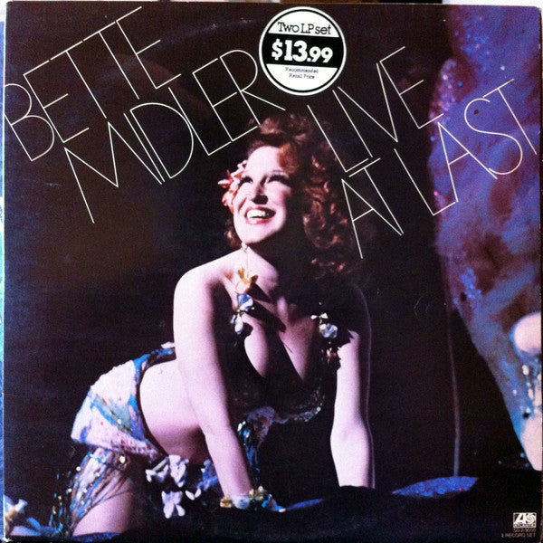 Bette Midler - Live At Last (LP) Vinyl LP Dubbel Vinyl Very Good (VG) <br> Hoes Good Plus (G+)