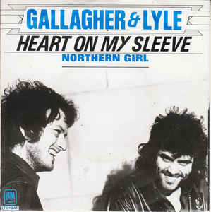 Gallagher & Lyle - Heart On My Sleeve Vinyl Singles Vinyl Very Good (VG) <br> Hoes Good Plus (G+)
