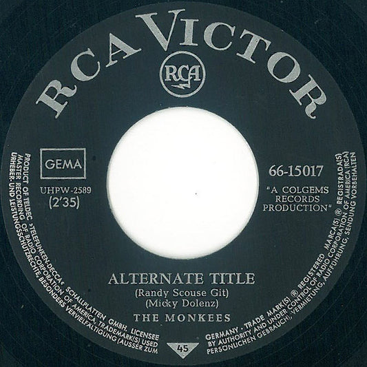 Monkees - Alternate Title