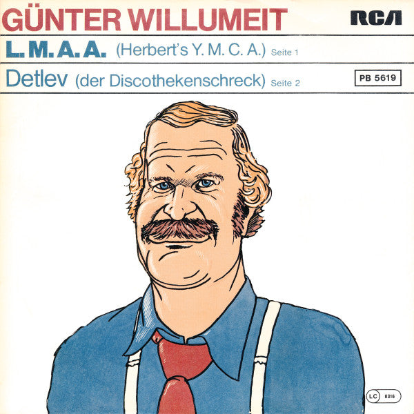 Gunter Willumeit - L.M.A.A. Vinyl Singles Vinyl Very Good (VG) <br> Hoes Good Plus (G+)