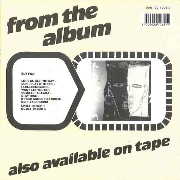 Sly Fox - Let's Go All The Way Vinyl Singles Vinyl Zeer Goed / Hoesje Goed "VINYLSINGLES.NL"