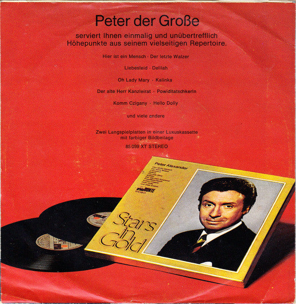 Peter Alexander - Leben Heißt Lieben Vinyl Singles Vinyl Very Good (VG) <br> Hoes Good Plus (G+)