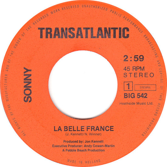 Sonny - La Belle France