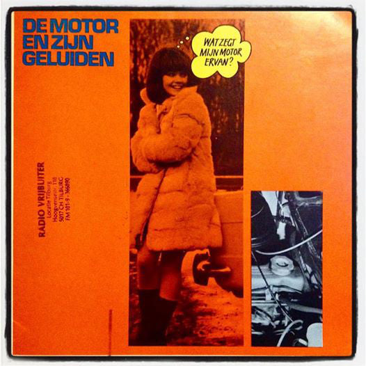 No Artist - De Motor En Zijn Geluiden (Flex-Disc) Flexi-disk Vinyl Very Good (VG) <br> Hoes Good Plus (G+)