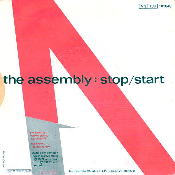 Assembly - Never Never Vinyl Singles Vinyl Very Good (VG) <br> Hoes Good Plus (G+)