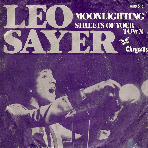 Leo Sayer - Moonlighting 33905 Vinyl Singles Vinyl Very Good (VG) <br> Hoes Good Plus (G+)