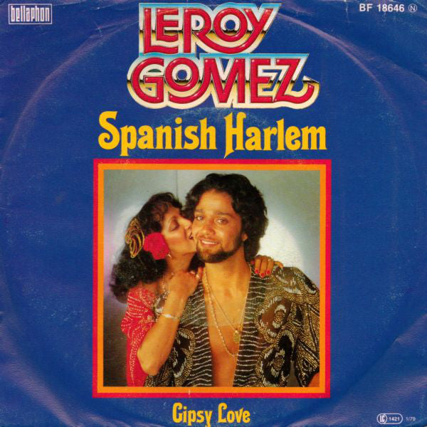 Leroy Gomez - Spanish Harlem Vinyl Singles Vinyl Very Good (VG) <br> Hoes Good Plus (G+)