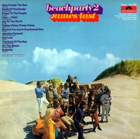 James Last - Beachparty 2 (LP) Vinyl LP Vinyl Zeer Goed / Hoesje Goed "VINYLSINGLES.NL"
