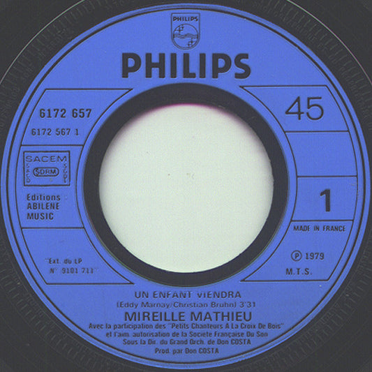 Mireille Mathieu - Un Enfant Viendra