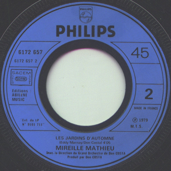 Mireille Mathieu - Un Enfant Viendra Vinyl Singles