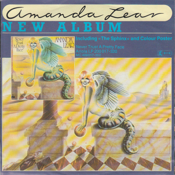 Amanda Lear - Fashion Pack Vinyl Singles Vinyl Very Good (VG) <br> Hoes Good Plus (G+)