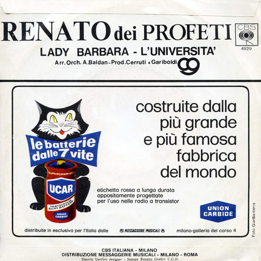 Renato Dei Profeti - Lady Barbara