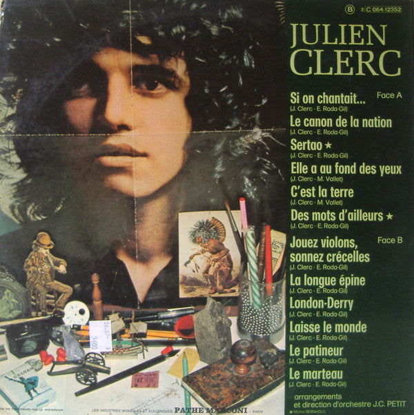 Julien Clerc - Liberté, Égalité, Fraternité Ou La Mort (LP) Vinyl LP Vinyl Very Good (VG) <br> Hoes Good Plus (G+)