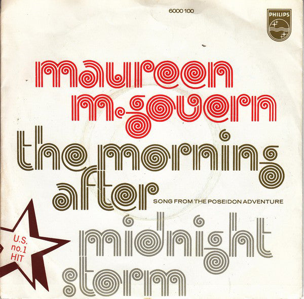 Maureen McGovern - The Morning After Vinyl Singles Vinyl Very Good (VG) <br> Hoes Good Plus (G+)