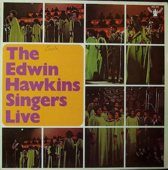 Edwin Hawkins Singers - Live (LP) Vinyl LP Vinyl Very Good (VG) <br> Hoes Good Plus (G+)